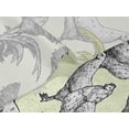 thumbnail image 6 of oneOone Velvet Greenish Beige Fabric Rooster Cock Quilting Supplies Print Sewing Fabric By The Yard 58 Inch Wide-EA, 6 of 7
