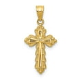 thumbnail image 1 of FB Jewels 14K Yellow Gold Budded Cross Charm, 1 of 3