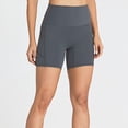 thumbnail image 4 of IWRICH Women's Biker Shorts with Pockets High Waist Yoga Shorts Running Gym Workout Leggings Grey XL, 4 of 7