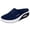 AM13_Navy, variant on Domzle Shoes for Women Orthopedic Slip-On Walking Shoes with Cushion Comfort Slip On Shoes with Arch Support Breathable Knit Upper Casual Walking Shoes Gray