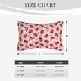 thumbnail image 4 of Lsque Cute Ladybugs 1 Pattern Pillow Case – Soft & Cozy Throw Pillow Cover, Hypoallergenic Cushion Case for Sleeping Women with Envelope Closure-20"x30", 4 of 6