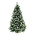 thumbnail image 1 of Holiday Stuff Company A-13 6 Ft Unlit Super Full Flocked Pine Holiday Tree, 1 of 4