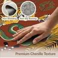 thumbnail image 6 of ODIKA Snake Striped Folk Ornate Border Battle Tibetan Tiger Refined Structured for Playroom, Bedroom, Reading Nook, Pet Friendly & Kids Safe Play, 6 of 7