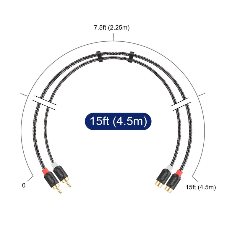 RCA Mono 15FT Male To Male (1 Single