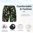 thumbnail image 5 of Fotbe Chamomile Men’s Swim Trunks Quick Dry Swim Shorts Board Shorts with Mesh Lining-Small, 5 of 9