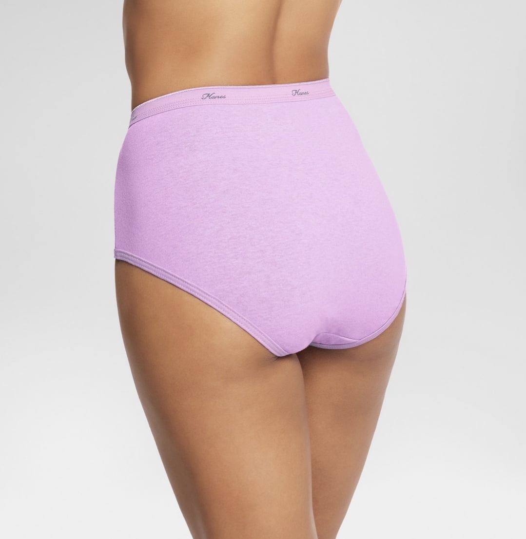Hanes Women's Super Value Bonus Cool Comfort Cotton Brief Underwear, 6+3  Bonus Pack 