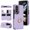 Purple, variant on ELEHOLD Luxury Wallet Case for Samsung Galaxy Z Fold 3, Faux Leather Non-Slip Grip Ring Holder Flip Kickstand Card Cash Slot Shockproof Protection Case for Samsung Galaxy Z Fold 3 ,Green
