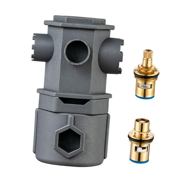Llave para grifo, herramienta de plomería, reparación de repuesto, instalador de accesorios multiusos, Kit de llave de lavabo para inodoro, Hotel, uso Estilo A