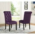 thumbnail image 6 of Roundhill Furniture Leviton 5-Piece Dining Set, 30’’Height Table, Up to 4 Seats, Purple, 6 of 10