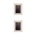 thumbnail image 4 of Tholdsy Marco de imagen Banda elástica decorativa Recubrimiento de color sólido Rectangular Reemplazo Fotografía Dibujo Marcos de Blanco 20.3x15.2 cm 2Conjunto, 4 of 6