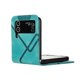thumbnail image 4 of Funda de cuero con estampado de líneas para Samsung Galaxy Z Flip4, 4 of 4