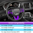 Steering Wheel Cover Trim MMF7 Interior Accessories Decoration Kit for