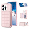 thumbnail image 1 of SaniMore for iPhone 14 Pro (6.1" 2022) Case, Flip PU Leather Diamond-Shaped with Built-in Card Slots, Kickstand and Shockproof Anti-drop Phone Case for iPhone 14 Pro Wallet Shell, Pink, 1 of 7