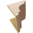 thumbnail image 6 of 10"W x 10"D x 10"H Wide New Brighton Rough Cedar Woodgrain TimberThane Corbel, Primed Tan, 6 of 6