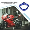 thumbnail image 4 of Exhaust Guard Tip Modification Pipe Clamp Protector Supplies Tool Mountings Accessories Replacement for SX250 EXC250 Orange Blue, 4 of 6