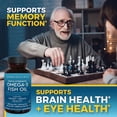 thumbnail image 3 of Viva Naturals Triple-Strength Omega 3 Fish Oil Supplement, 2500 mg, 60 Pescatarian-Friendly Softgels, 3 of 8