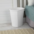 thumbnail image 4 of Sterilite 5.5 gal Plastic Rectangular Office Trash Can, White, 4 of 6