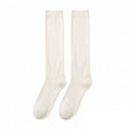 thumbnail image 4 of Yuanlong Womens Knee-High Socks Solid Color Casual Stockings Minimalist Elegant Breathable Everyday Hosiery, 4 of 4