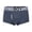 Grey, variant on Mens Boxer Briefs, Quick-Dry Wicking Mid Waist Underwear, Breathable Stretch Athletic Sculpted No Show Trunk