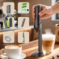 thumbnail image 6 of Milk Frother Wand Drink Mixer -6W Handheld Milk Frother Electric Whisk - Easy-Clean Stainless Steel Frother Wand & Mini Blender - Electric Coffee Frother for Milk Coffee Lattes, free Stable Stand, 6 of 12