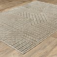 thumbnail image 2 of Woven Trends Bristol Area Rug - ECH01 - 10' X 13 - in Beige - Modern Industrial Style, Stain Resistant, Family and Pet Friendly, Family, Dining, Living Room Rug, 2 of 3