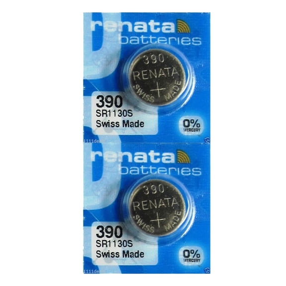 Renata 390 SR1130SW 1.55V Silver Oxide Watch Battery