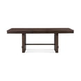 thumbnail image 5 of Pemberly Row 7Pc Extendable Dining Set with 6 Solid Wood Antique Brown Chairs, 5 of 13