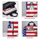thumbnail image 3 of Balery American Astronaut Runs Forward Mochila ligera para hombre y mujer: duradera e impermeable, ideal para la escuela, el trabajo, viajes y uso diario., 3 of 7