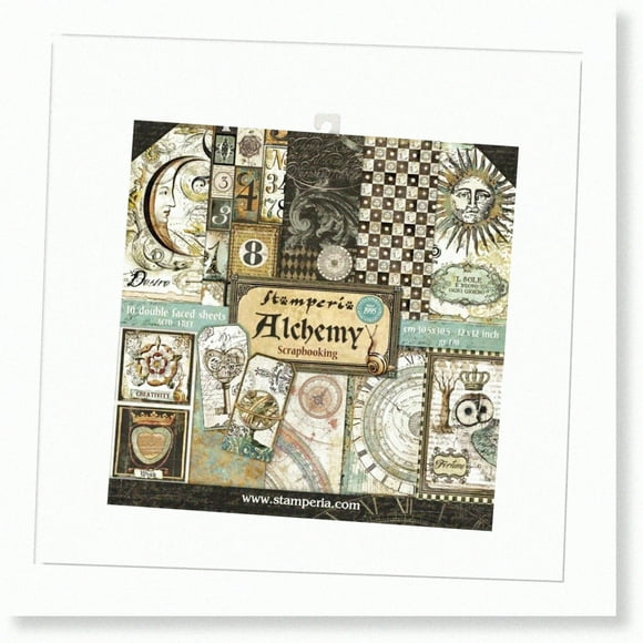 Alchemy Double-Sided Paper Pad - 10 Sheets, 30.5 x 30.5 cm (12" x 12"), Multicoloured