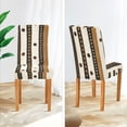 thumbnail image 3 of Yayeee 2 Pack Dining Chair Covers Stretch Parson Chairs Slipcovers Seat Protector, Beige Abstract Dots, 3 of 6