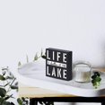 thumbnail image 6 of Zomyto 5"x5" Funny Lake House Wooden Box Sign Plaque Life is Better at the Lake Wood Box Sign, 6 of 6
