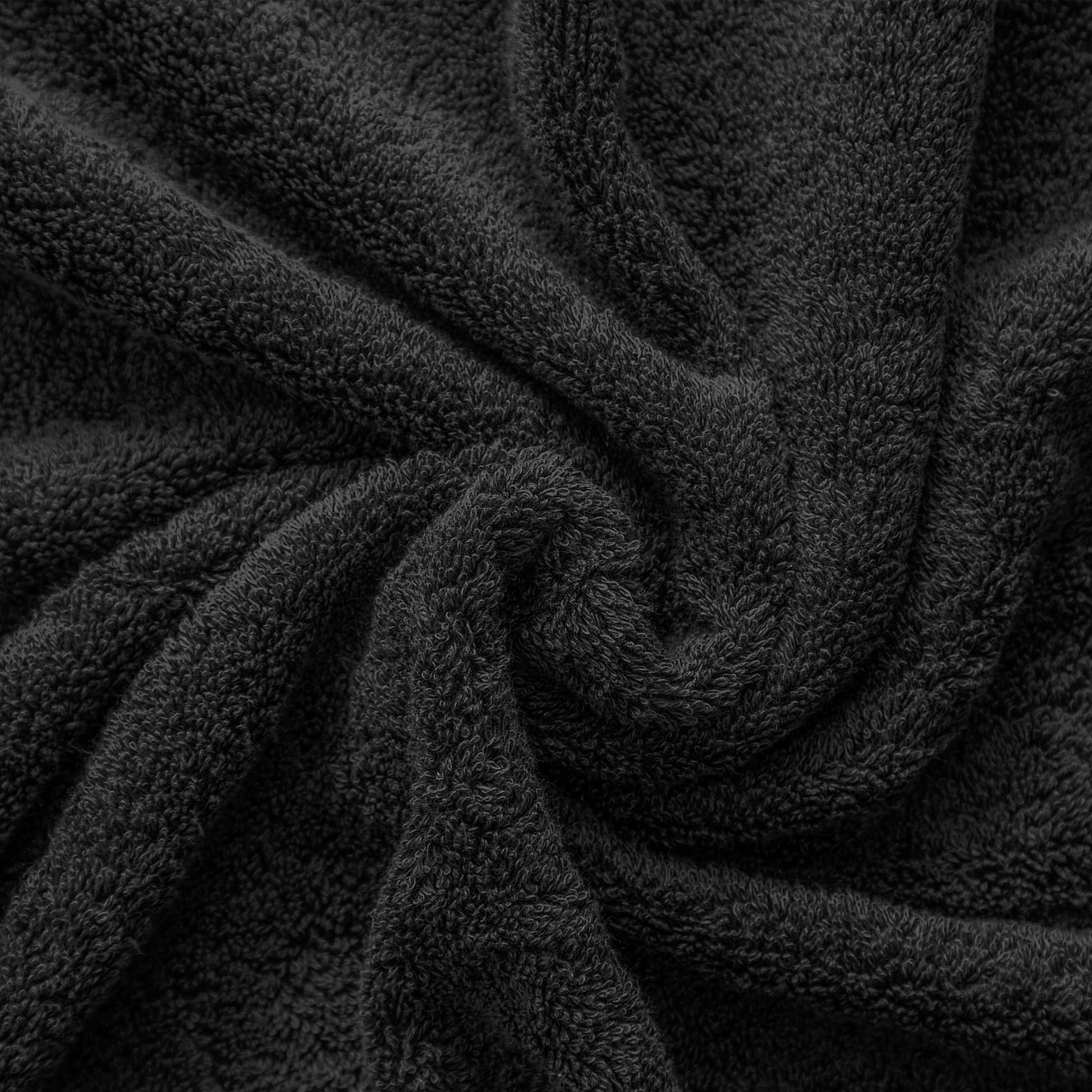 Cotton Paradise 100% Cotton 40 by 80 inches Bath Sheet, Soft Absorbent Quick Dry Towels for Bathroom, Black