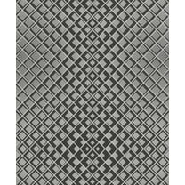 Rasch Perriand Silver Geometric Wallpaper