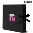 thumbnail image 1 of Scrapbook Photo Album 8x8 Inch DIY with Cover Photo Pocket 30 Pages Silk Ribbon Craft Paper Album for Guest Book Anniversary Wedd, 1 of 5