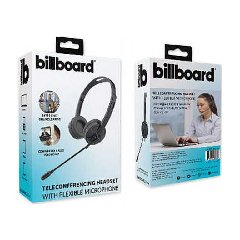 Telecom Headset Binaural Over The Head Headset, Black Telecom Headset Binaural Over The Head Headset, Black