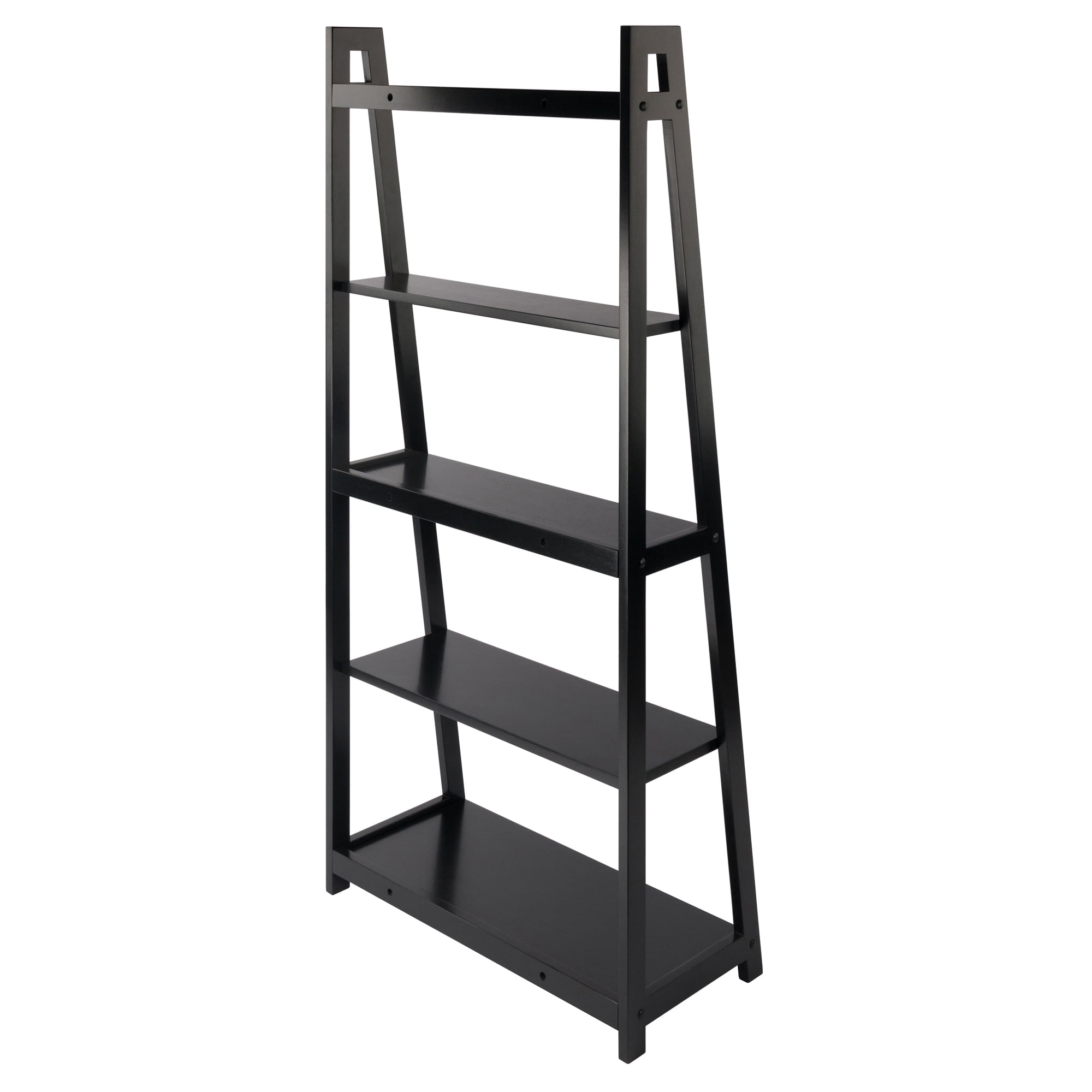 Winsome Adam 5-Tier A-Frame Shelf, Black Finish