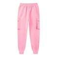thumbnail image 3 of Atogsazn Women's Jogger Sweatpants Casual Althetic Elastic Waist Pants Fall Fashion Clothes Trousers with Pocket A-Pink XL, 3 of 4