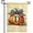 Letter D, variant on America Forever Fall Pumpkin Monogram Letter I Garden Flag 12.5 x 18 Inch Double Sided, Autumn Harvest Buffalo Plaid Bow Initial Personalized Seasonal Outdoor Decor