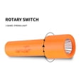 thumbnail image 3 of Linterna Buceo LED Impermeable 400lm Antorcha Submarina Naranja, 3 of 8