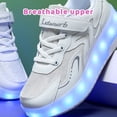 thumbnail image 2 of Yiomxhi Kids Roller Shoes, Boy Girl Sneakers with LED Light Wheels, Become Sport Sneaker for Christmas Birthday Children Gift, Adjustable Roller Skates Suitable for Outdoor School, 2 of 7