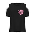 thumbnail image 4 of MUXiin Cute Shirts for Girls Crew Neck Letter Graphic Print Short-Sleeve T-Shirt Casual Back To School Tops Baby Girl Summer Clothes, 4 of 5