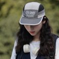 thumbnail image 2 of Quick Dry 5 Panel Running Hat Breathable Mesh Hat Two-Tone Short Brim Hats Lightweight Baseball Cap Summer Sport Cap,One Size, 2 of 3