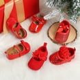 thumbnail image 5 of Yoyauz Baby Girl Mary Jane Shoes Anti Slip Rubber Sole Ballet Slippers Princess Dress Wedding Shoes Newborn Kids Shoes Toddler Shoes, 5 of 6