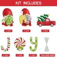 thumbnail image 3 of Lovebay Christmas Decorations Outdoor - 6PCS Large Xmas Yard Stakes - Joy Gnomes Santa Holiday Outside Decor Signs for Home Lawn Pathway Walkway, 3 of 7