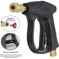 thumbnail image 2 of Pressure Washer Spray Gun with 5 Nozzles, 4000 PSI 1/4" Quick Connect Foam Gun, M22 Male Thread Spray Gun for Car Washing, 2 of 5
