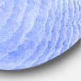thumbnail image 3 of Designart 'Dark Blue Agate Structure ' Modern Wall Clock, 3 of 4