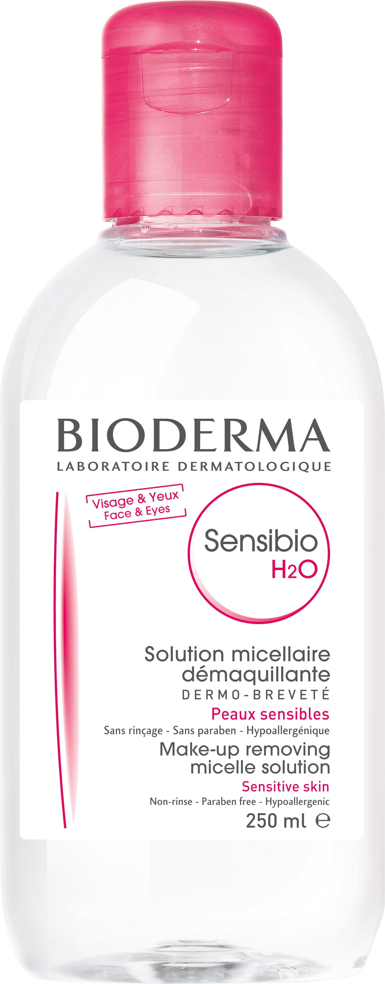 Bioderma Sensibio H2o Micellar Cleansing Water And Makeup Remover Solution For Face And Eyes 