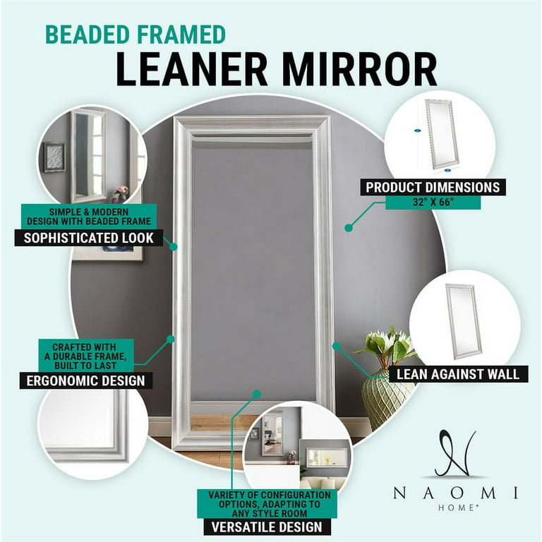 Full Length Body Mirrors for Walls, Acrylic Plexiglass Mirror Wall-Mounted  Frameless Mirror Over The Door Large Long Mirror Home Workout Gym Dance