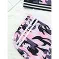 thumbnail image 5 of DPOIS Kids Girls Camouflage Outfits 2 Pieces Dance Sports Crop Top and Shorts Set Camo Pink 12, 5 of 7