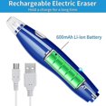 thumbnail image 1 of Kit de borrador eléctrico, borradores eléctricos recargables para dibujar, borrador de lápiz eléctrico-1_azul Kuyhfg Sin marca, 1 of 3